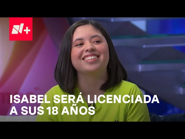 ⁣Isabel Espino, estudiante de la UNAM, habla en Despierta sobre los niños genios