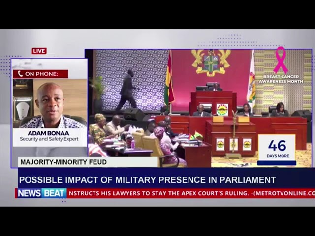 ⁣Possible impact of military presence in parliament