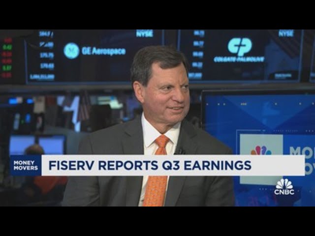 ⁣Fiserv CEO on Q3 earnings: Healthy, good quarter for us with strong margins and good forecast