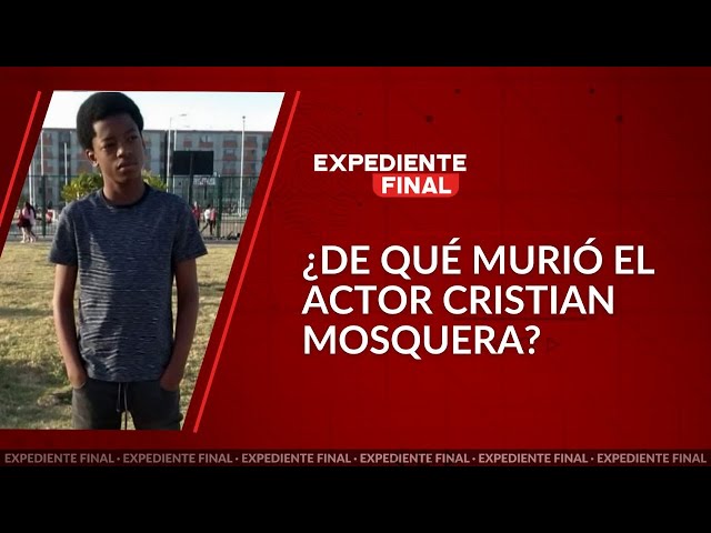 ⁣Los últimos días de vida de Cristian Mosquera, joven actor de ‘La mamá del 10′