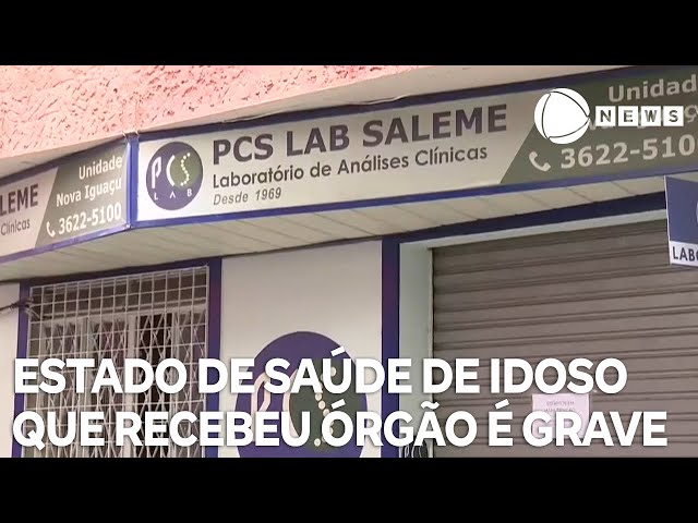 ⁣Estado de saúde de idoso que recebeu órgão com HIV é grave