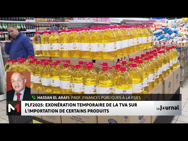 ⁣PLF 2025 : Exonération temporaire de la TVA sur l’importation de certains produits