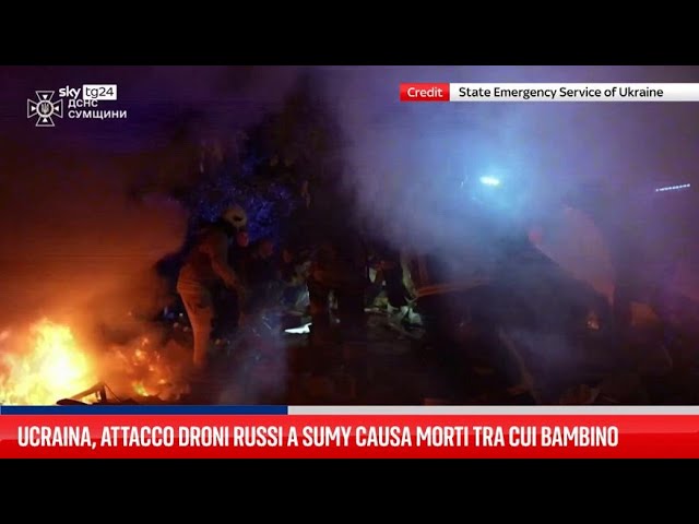 ⁣Ucraina, attacco russo alla base di di Sumy: almeno 3 morti