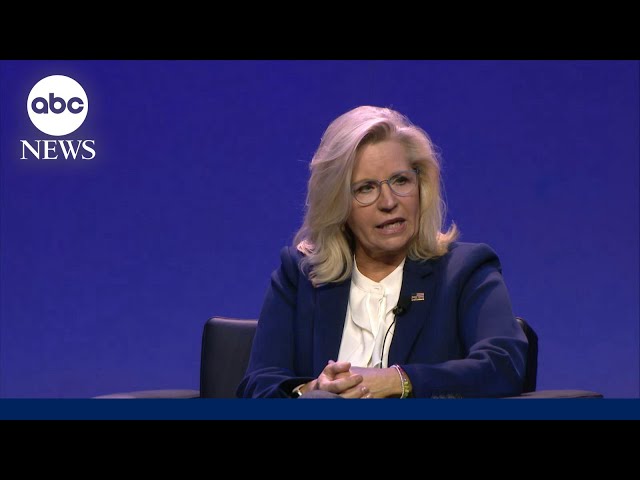 ⁣Liz Cheney speaks about why she's supporting Kamala Harris for president