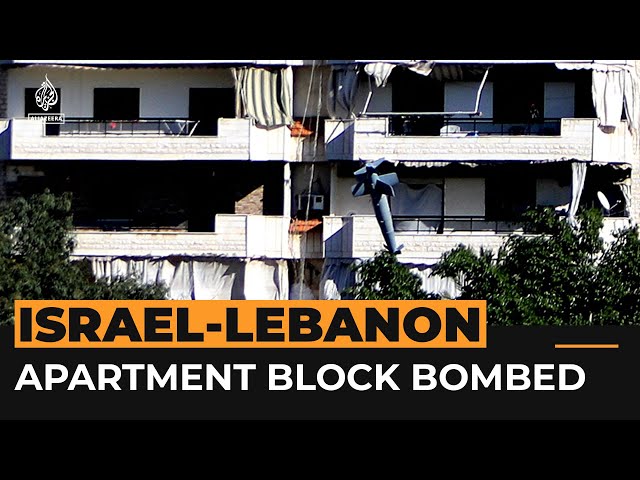 ⁣Video shows Israeli strike collapse multi-storey building in Beirut | Al Jazeera Newsfeed