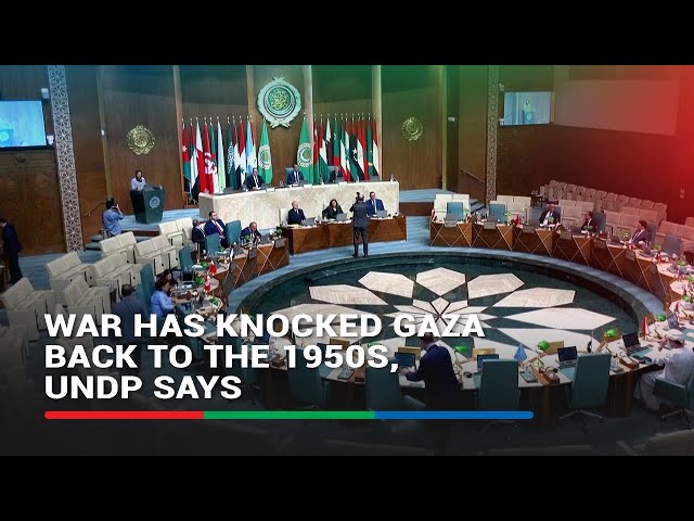 ⁣War has knocked Gaza back to the 1950s, UNDP says