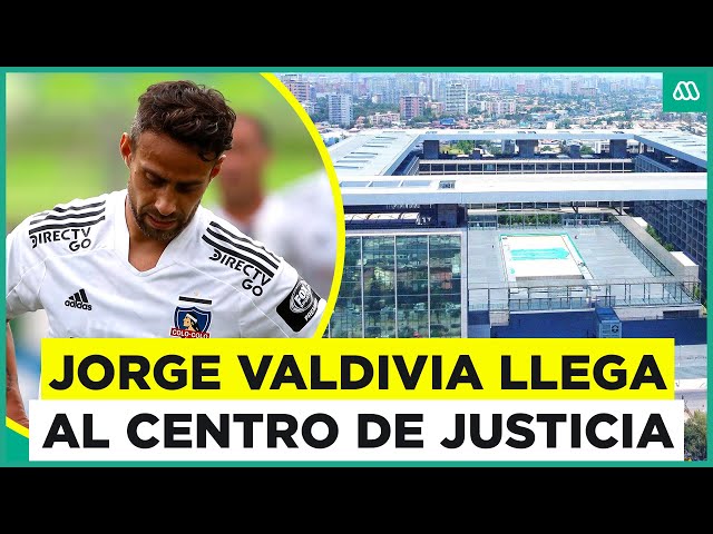 ⁣Jorge Valdivia llega al centro de justicia para su formalización