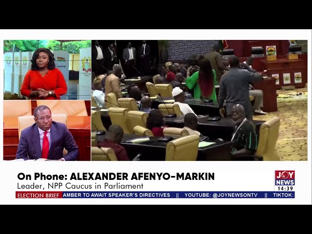 ⁣Afenyo-Markin reveals details from intense meeting with the Speaker of Parliament | Election Brief