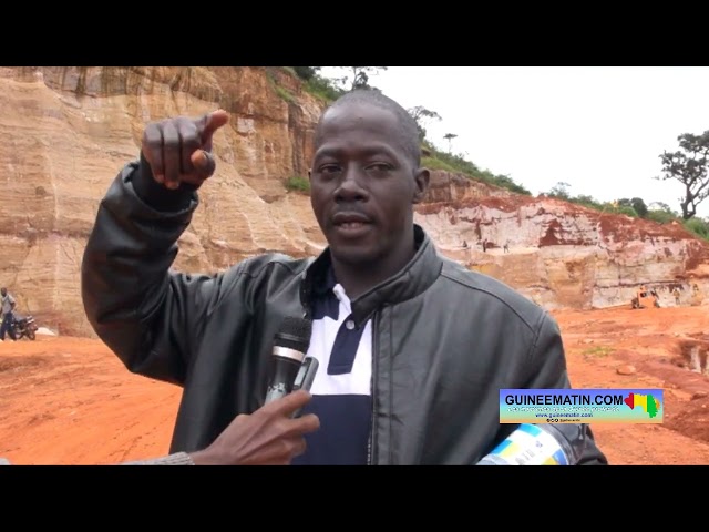 ⁣Extraction du sable à Pellel Yero Dalaba  « On creuse 2 à 3 jours pour obtenir un chargement »