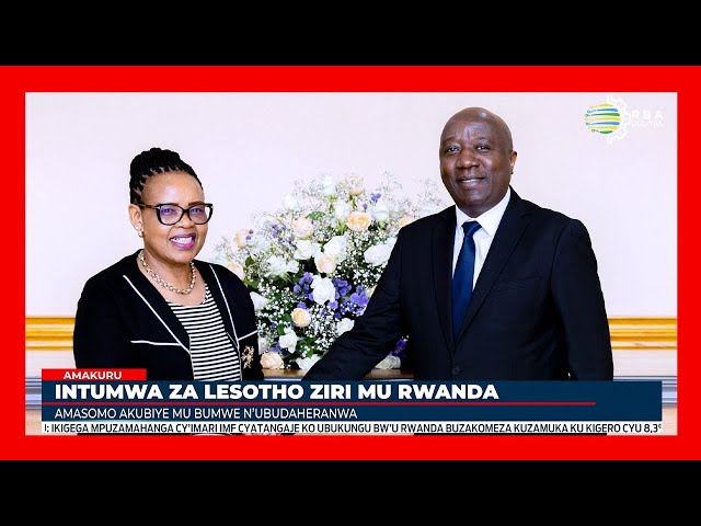 ⁣Minisitiri w'Intebe wungirije wa Lesotho yashimye aho u Rwanda rugeze mu iterambere