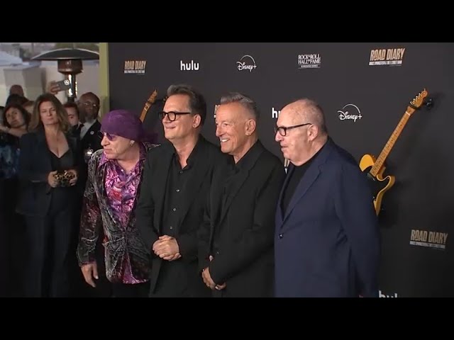 ⁣Bruce Springsteen, bandmates and celebrity fans attend premiere of 'Road Diary' documentar