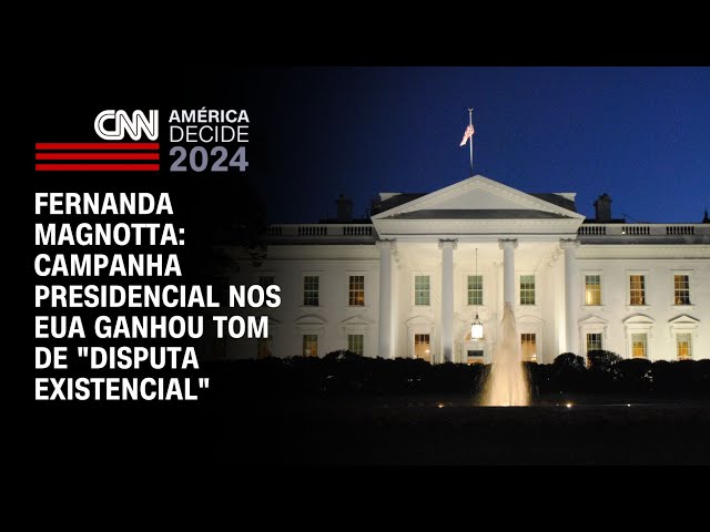 ⁣Fernanda Magnotta: Campanha presidencial nos EUA ganhou tom de "disputa existencial" | CNN