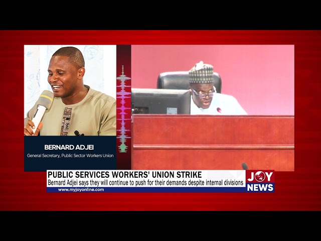 ⁣Bernard Adjei says they will continue to push for their demands despite internal divisions. #JoyNews