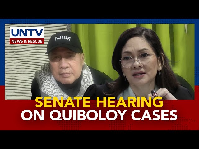 ⁣Senate hearing on abuses linked to Apollo Quiboloy, October 23, 2024