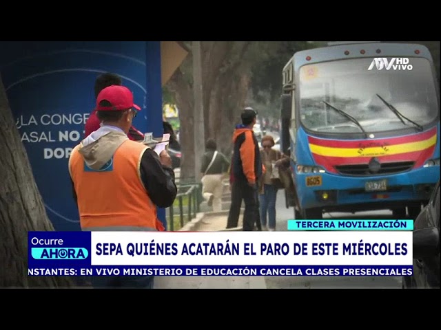 ⁣¿Sepa quiénes acatarán el paro convocado por transportistas para este miércoles 23?