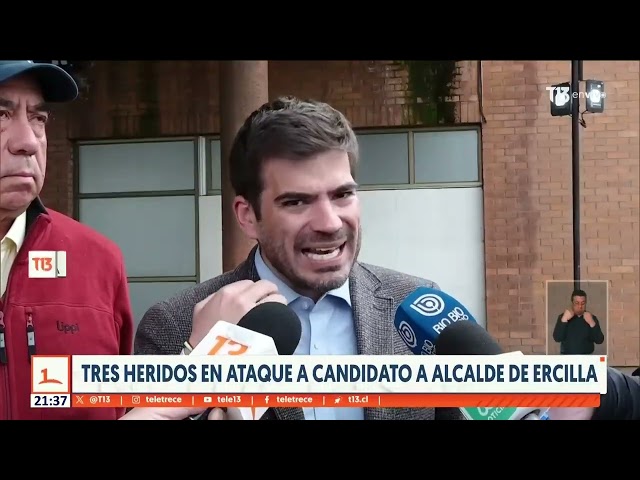 ⁣Ataque a candidato de Ercilla deja tres heridos