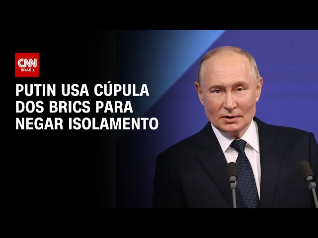 ⁣Putin usa cúpula dos Brics para negar isolamento | WW