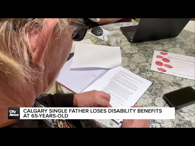 ⁣Calgary single father loses disability benefits at 65-years-old