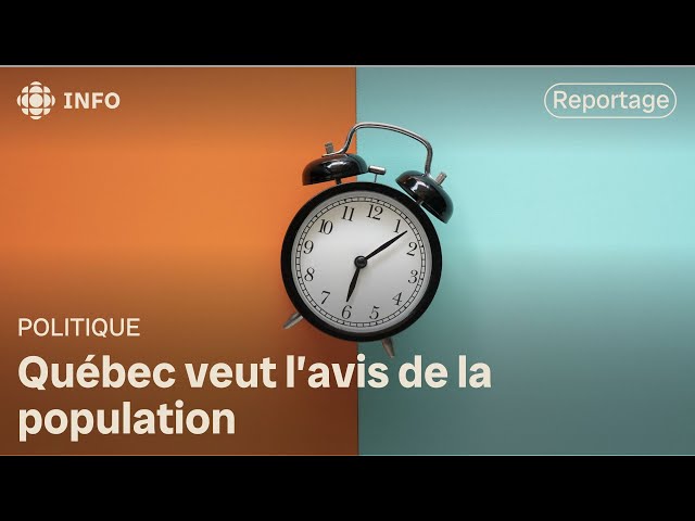 ⁣La fin du changement d’heure au Québec?