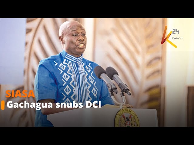 ⁣Gachagua a no show at DCI to record statement