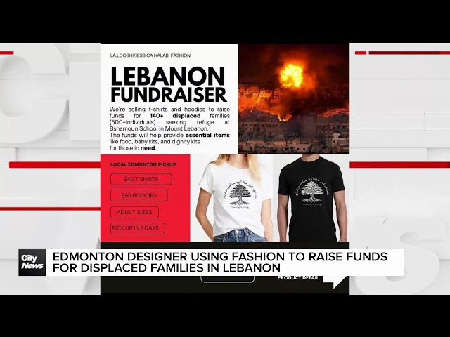 ⁣Edmonton designer using fashion to raise funds for Lebanon