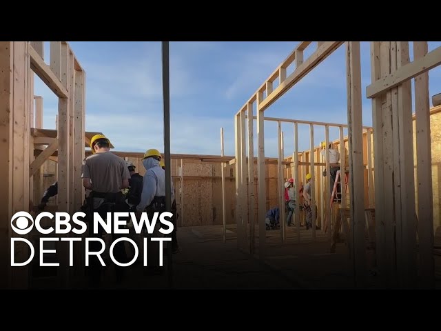 ⁣Ann Arbor high school home building program makes history