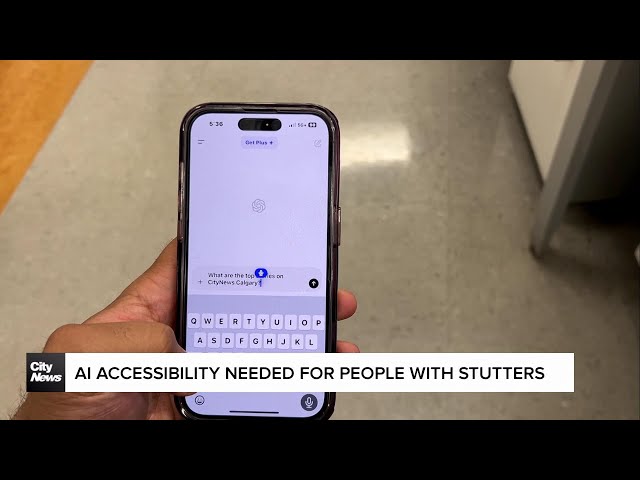 ⁣AI accessibility needed for people with stutters