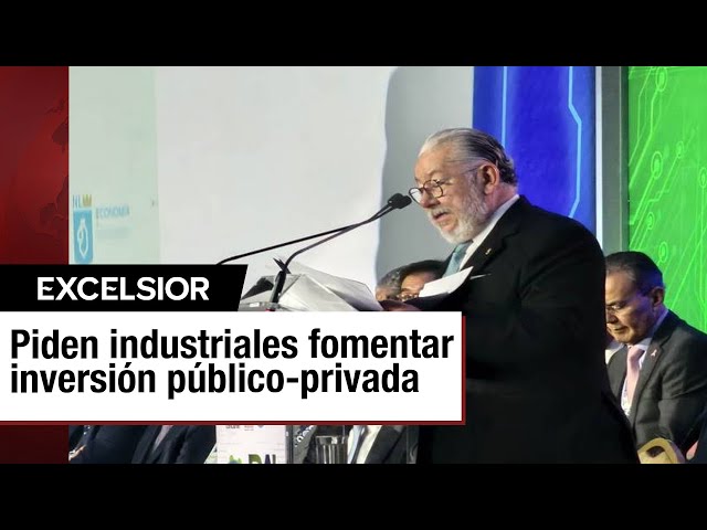 ⁣Implementar inversión público-privada para impulsar la industria y el empleo: Concamin