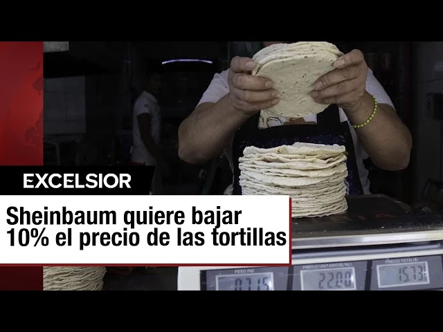 ⁣Bajar el precio de la tortilla un 10% no es tarea fácil por múltiples factores