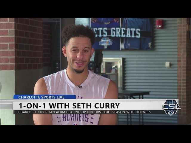 ⁣Seth Curry talks first full season with hometown Hornets