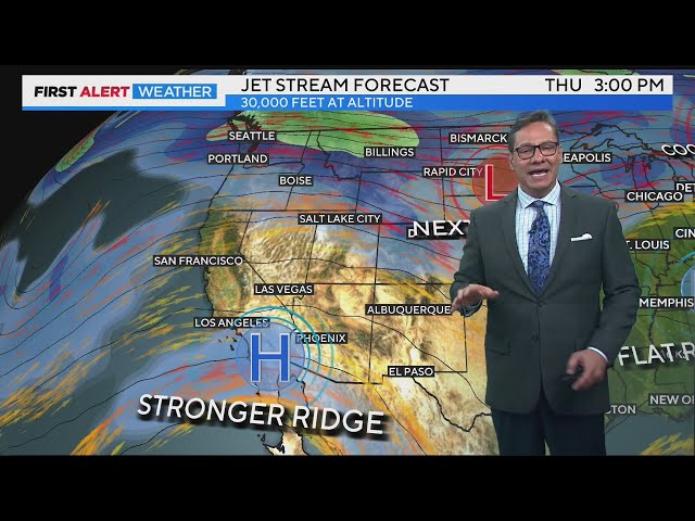 ⁣Mild week underway for Colorado with the next chance for moisture several days away