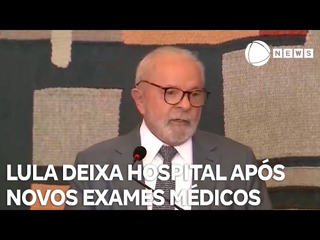 ⁣Lula deixa hospital após realizar novos exames médicos