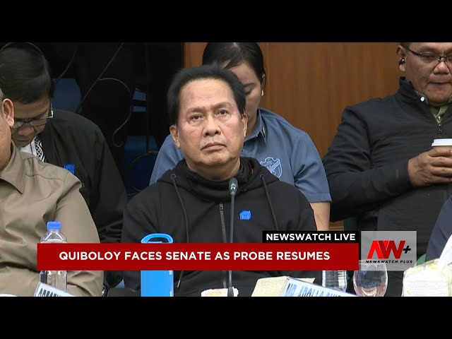 ⁣Apollo Quiboloy faces senate as probe resumes