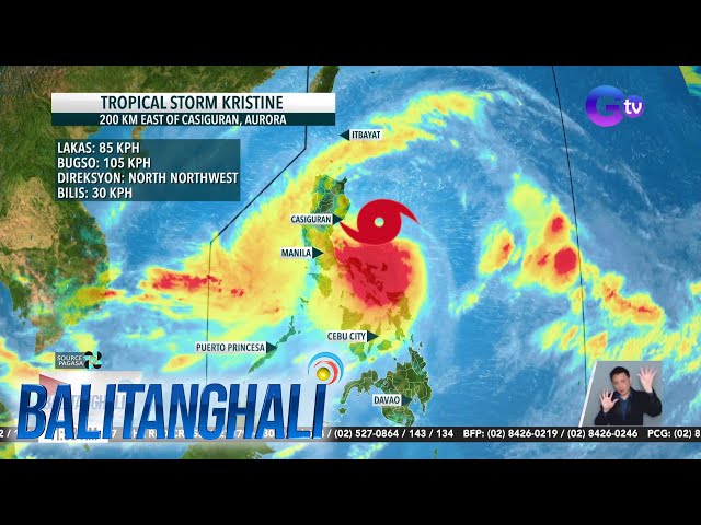 ⁣Weather update as of 11:58 a.m. (October 23, 2024) | Balitanghali