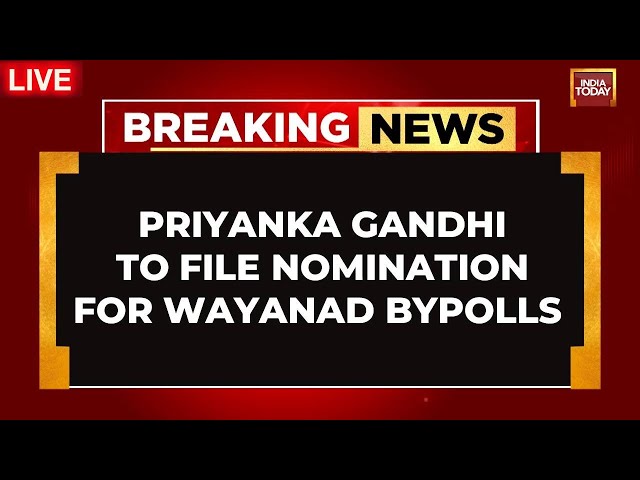 ⁣LIVE: Priyanka Gandhi In Wayanad | Priyanka To File Nomination For Wayanad ByPolls | India Today