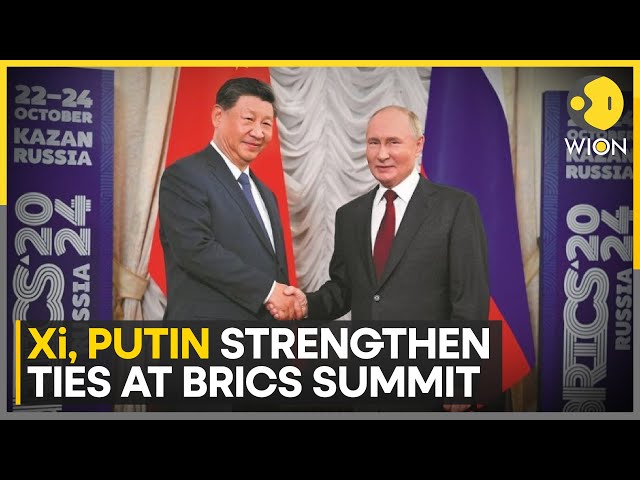 ⁣BRICS Summit 2024: Xi & Putin Meet In Kazan, Reaffirming China-Russia Strategic Partnership | WI