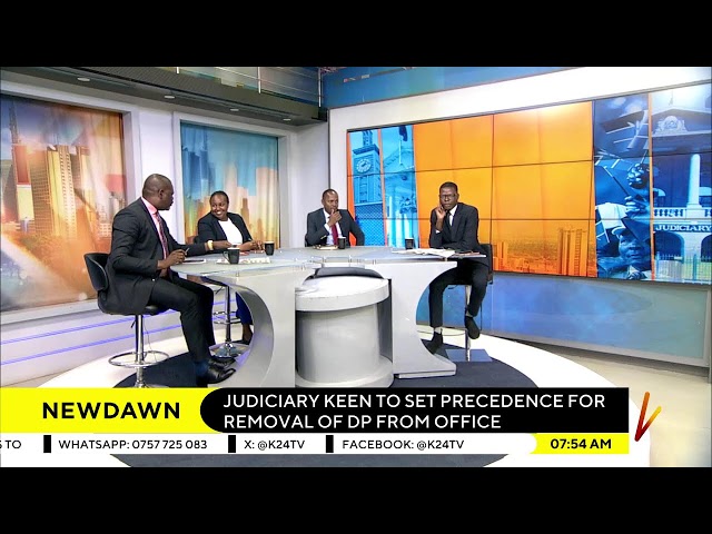 ⁣K24 TV LIVE| Politics vs the law #NewDawn