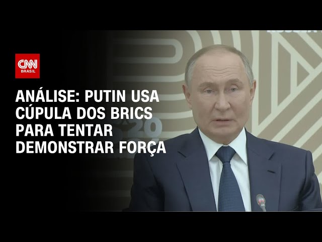 ⁣Análise: Putin usa cúpula dos Brics para tentar demonstrar força | WW