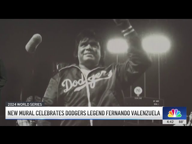 ⁣Artist reveals details for Fernando Valenzuela mural