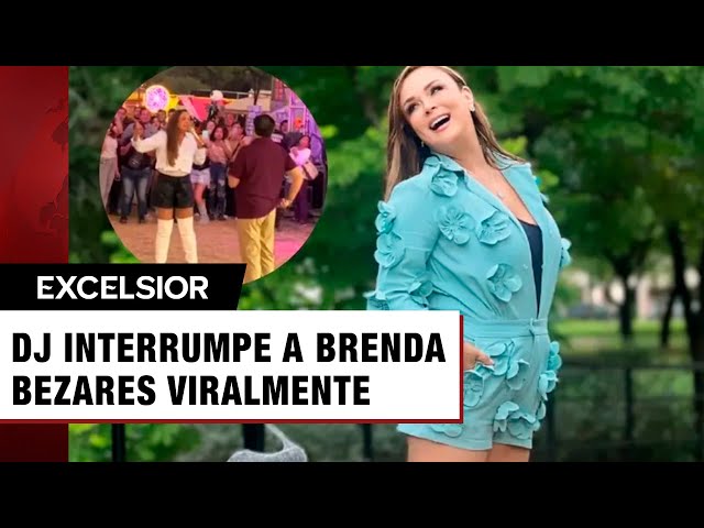 ⁣DJ interrumpe a Brenda Bezares con la canción viral de Mario Bezares