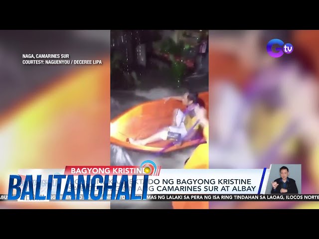 ⁣OCD - Pinakaapektado ng Bagyong Kristine sa Bicol Region ang Camarines Sur at Albay  | Balitanghali