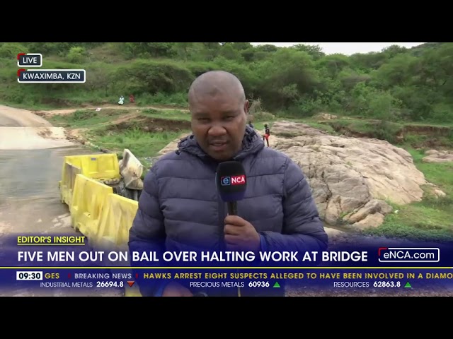 ⁣KwaXimba residents protest over bridge jobs