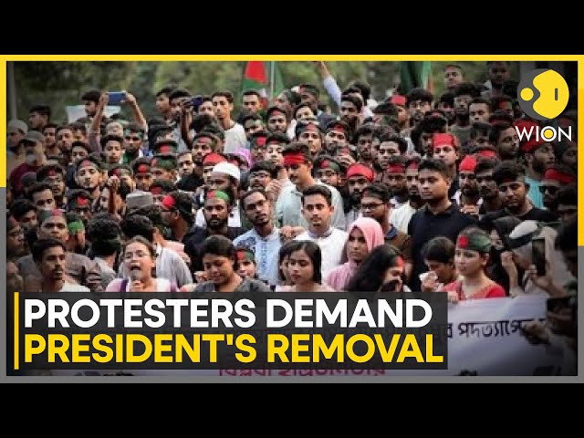 ⁣Protests Erupt In Bangladesh Over President Shahabuddin's Comment On Sheikh Hasina | WION