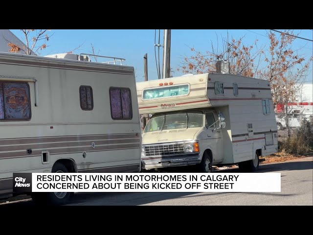 ⁣Calgary RV residents granted temporary permit to park on Moraine Rd NE