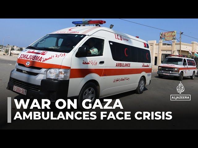 ⁣Gaza healthcare crisis: Shortage of ambulances risks patients' lives