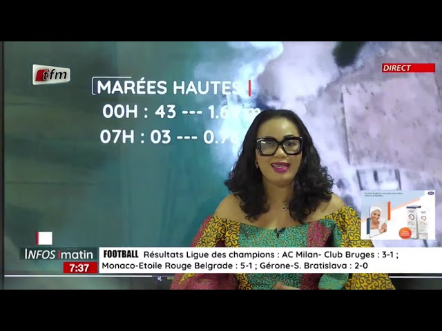 ⁣La météo avec Dieynaba Seydou BA  - Infos matin du 23 octobre 2024