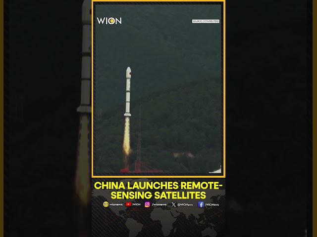 ⁣China Launches New Remote-Sensing Satellite Group | WION Shorts | World News