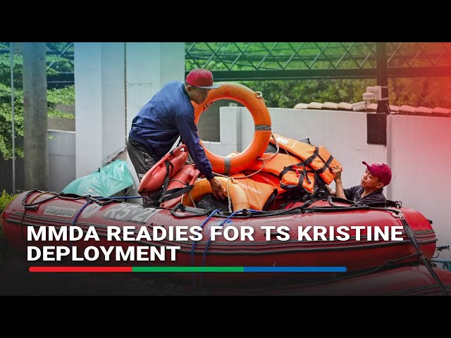 ⁣MMDA readies for TS Kristine deployment