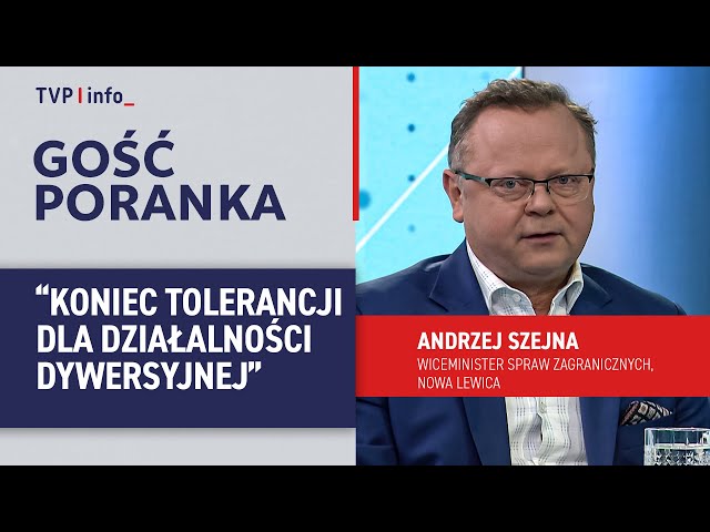 ⁣Andrzej Szejna: koniec tolerancji dla działalności dywersyjnej | GOŚĆ PORANKA