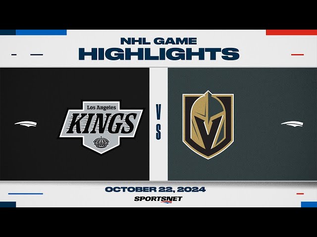 ⁣NHL Highlights | Kings vs. Golden Knights - October 23, 2024